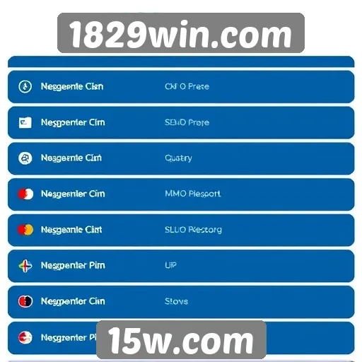 Métodos de pagamento oferecidos em 1829win